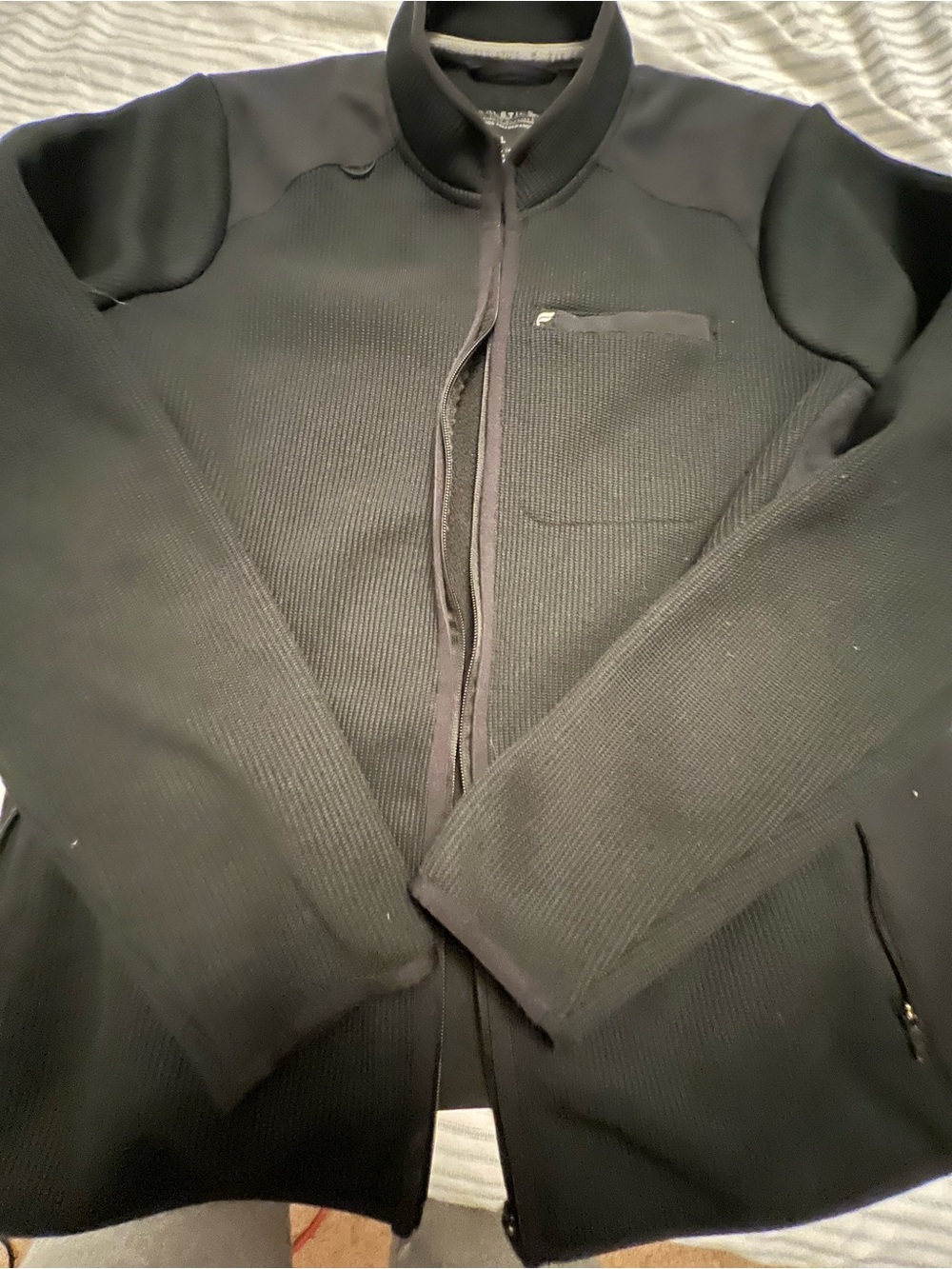 Fabletics Black Full-Zip Women's Sweater Jacket